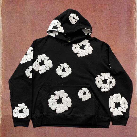 Denim Tears Black Hoodie - Picture 1 of 4